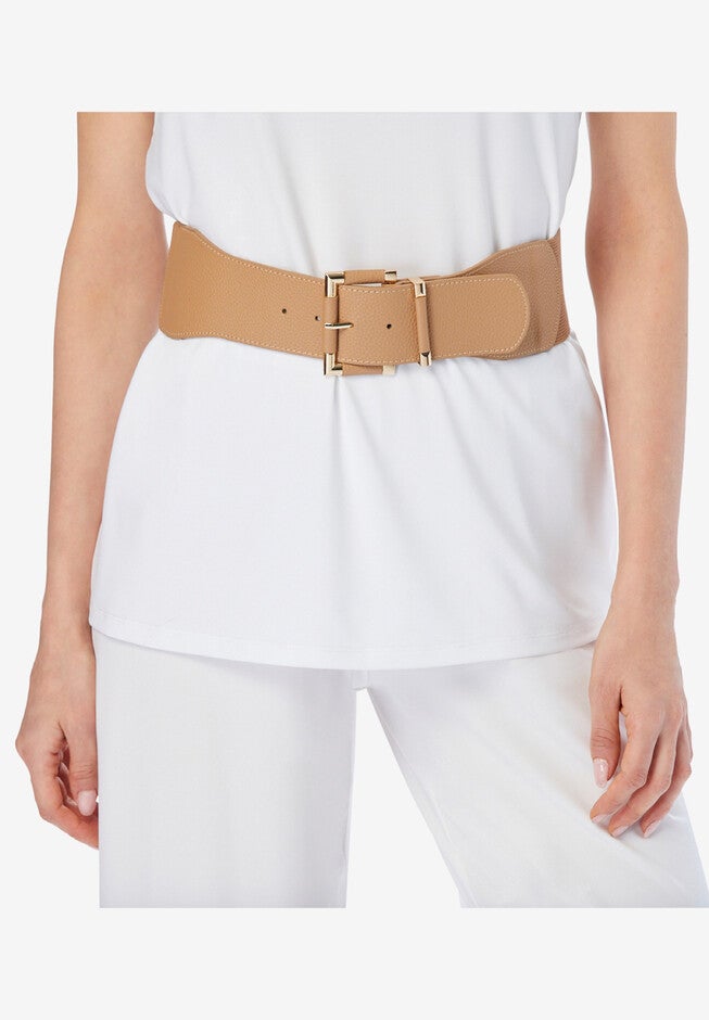 Classic Stretch Belt, BEIGE, hi-res image number null