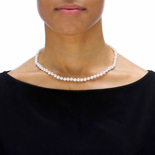 3 Piece Cultured Freshwater Pearl Necklace Bracelet and Earrings Set .925 Silver, WHITE, alternate image number 3