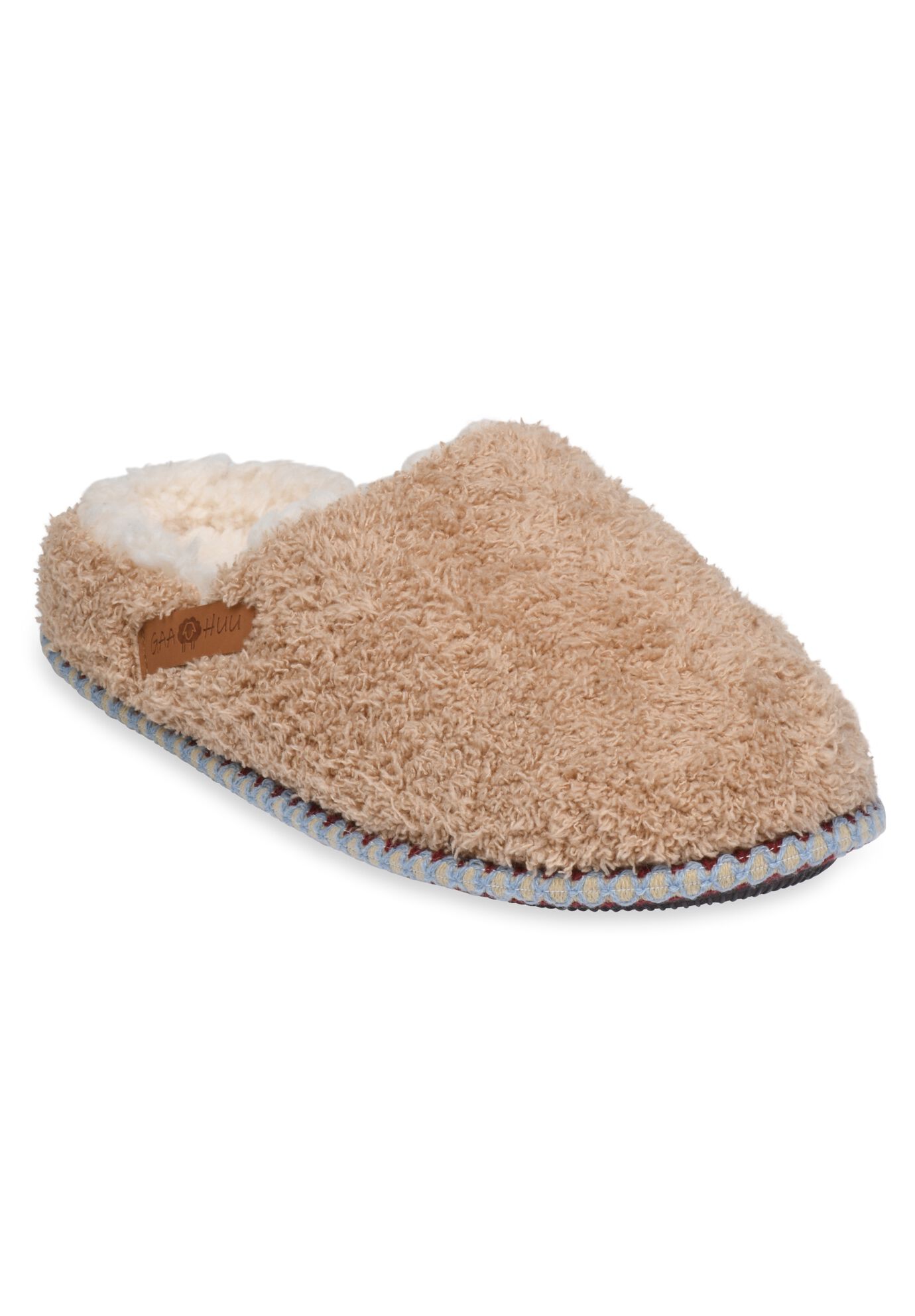 Cozee Fleece Clog Slipper, TAN, hi-res image number 0