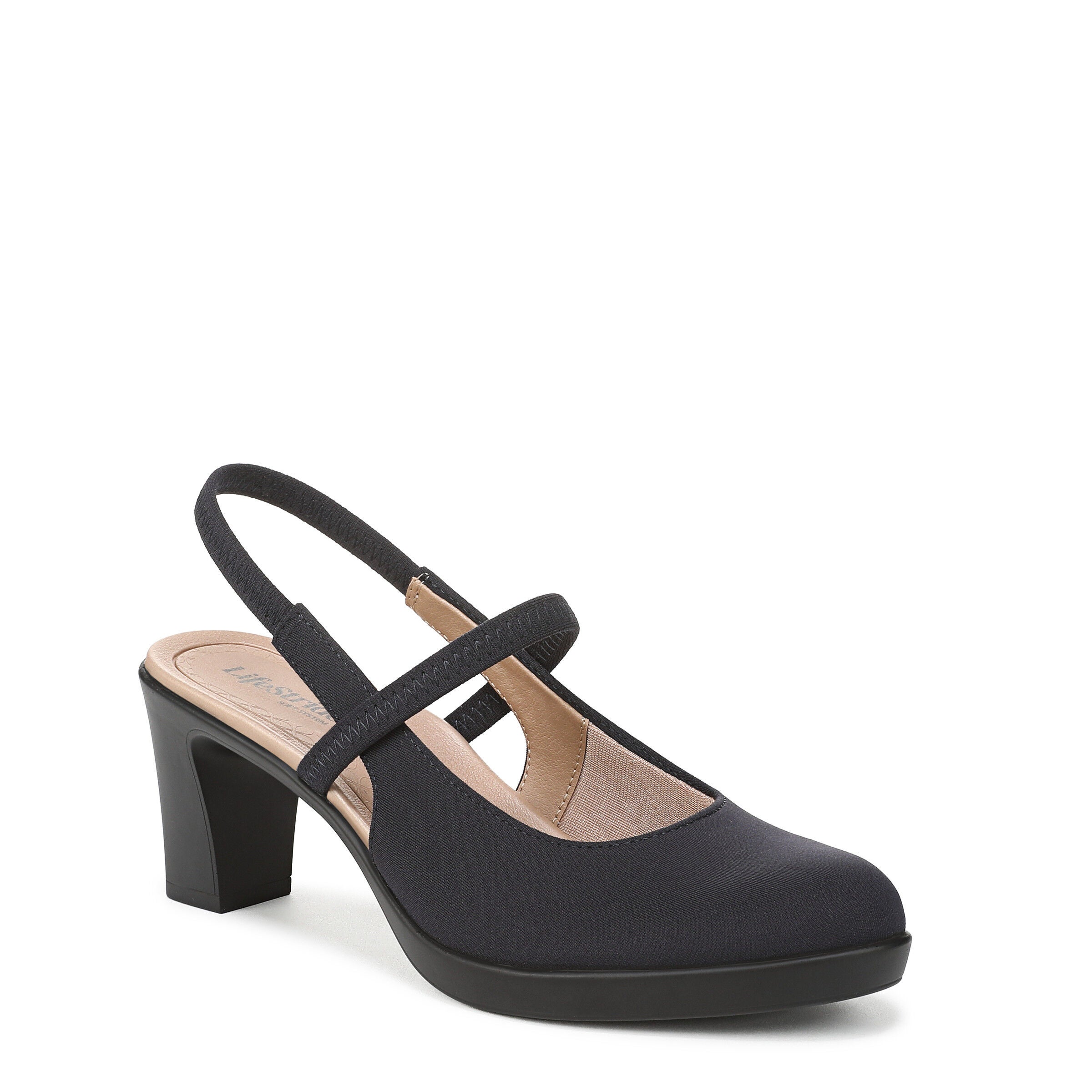 Evoke Slingback, LUX NAVY FABRIC, hi-res image number 0