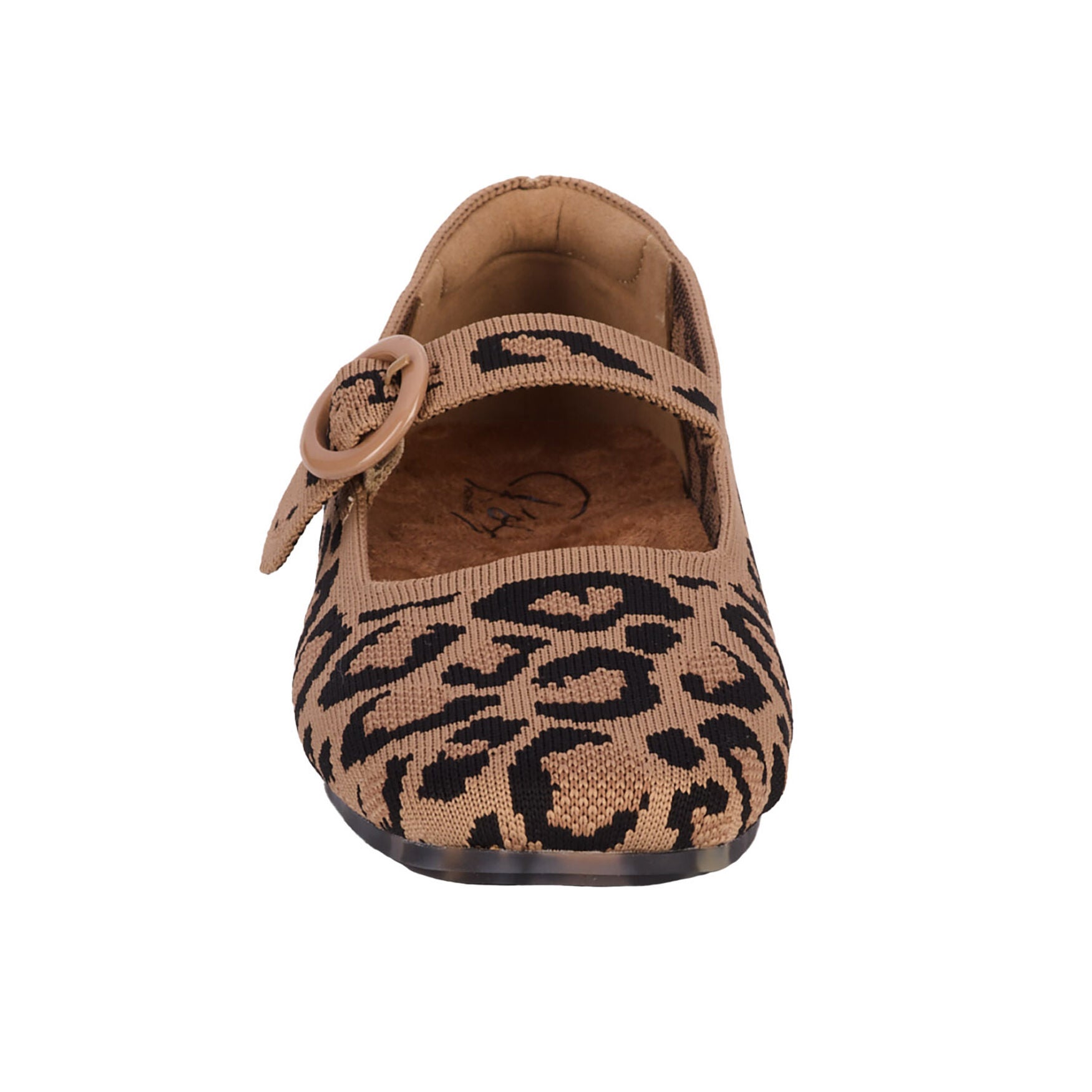 Naomi Mary Jane Stretch Flat, LEOPARD PRINT KNIT, alternate image number 4