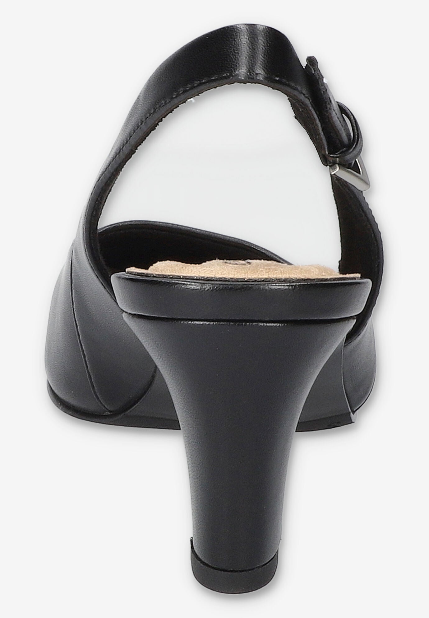 Ritsa Square Toe Slingback Pump, BLACK, alternate image number 3
