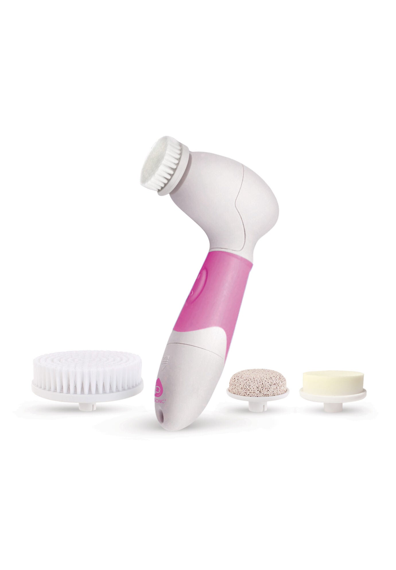 Waterproof Facial/Body Cleansing Brush-Aqua, PINK, hi-res image number 0