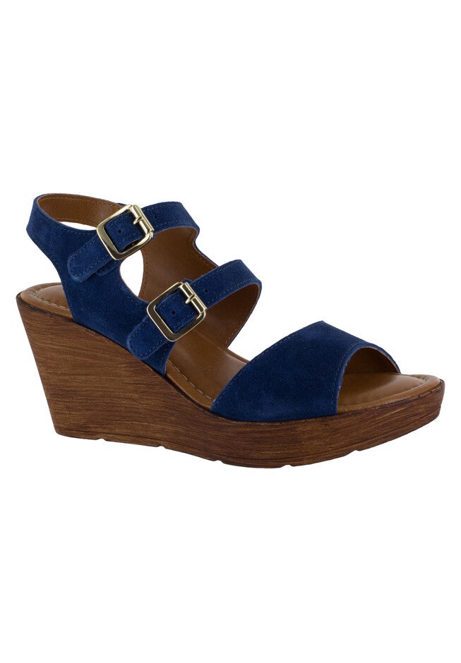 Ani-Italy Sandals by Bella Vita®, NAVY SUEDE, hi-res image number 0