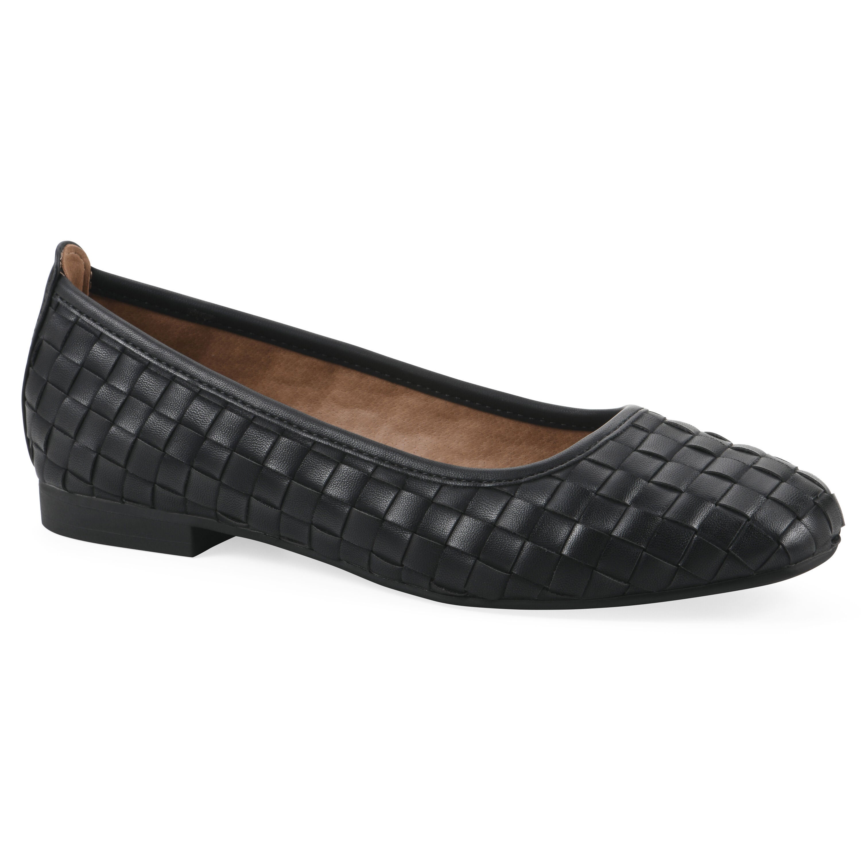 Boccie Ballet Flat, BLACK SMOOTH, hi-res image number 0