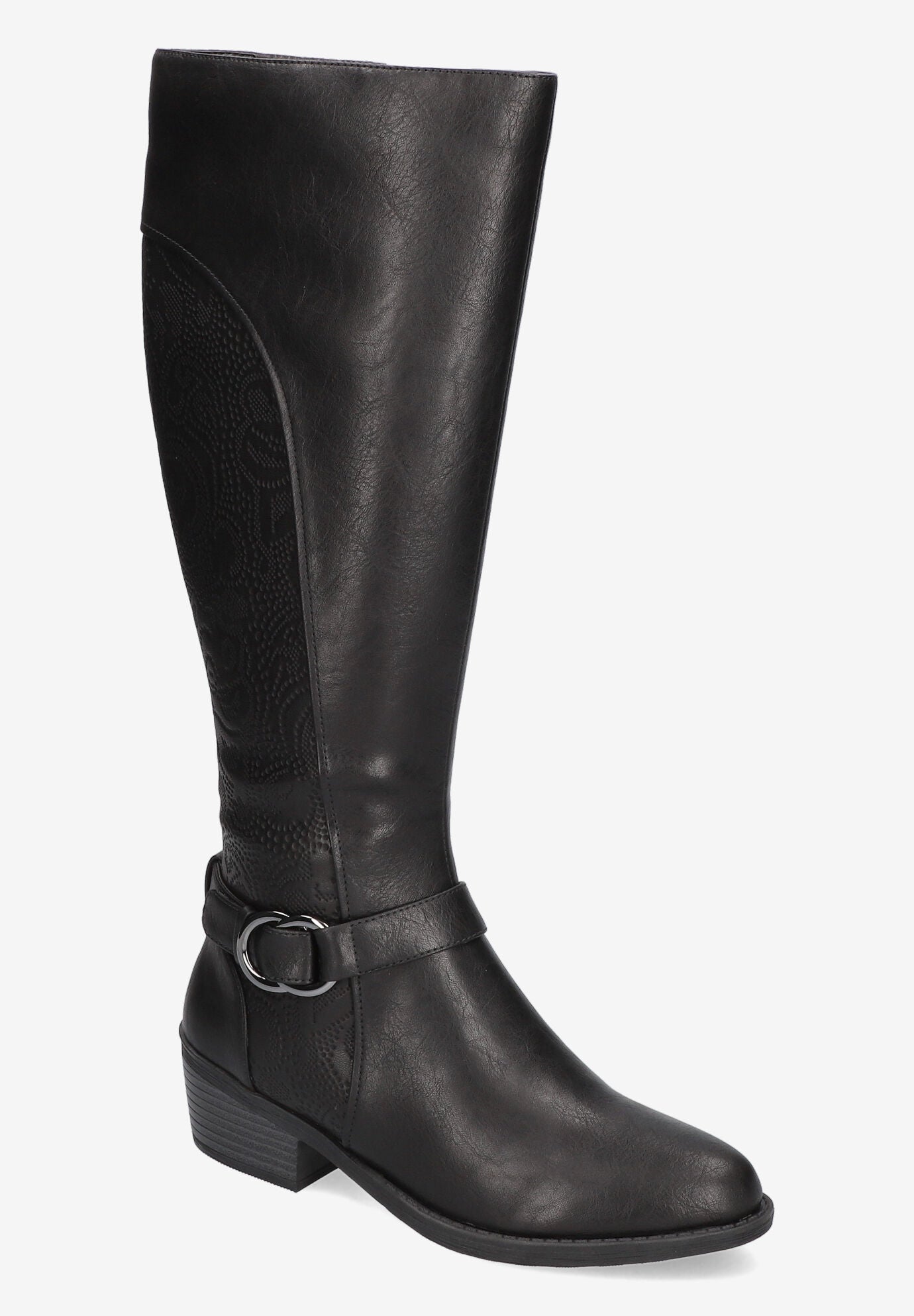Woman within clearance leather boots