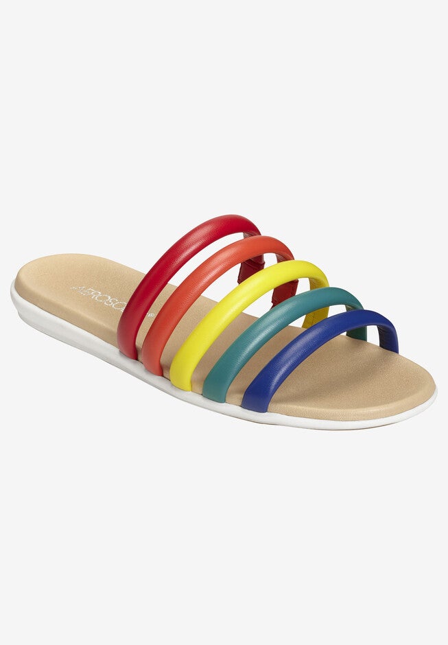 Watch Over Sandal , MULTI STRIPE, hi-res image number null
