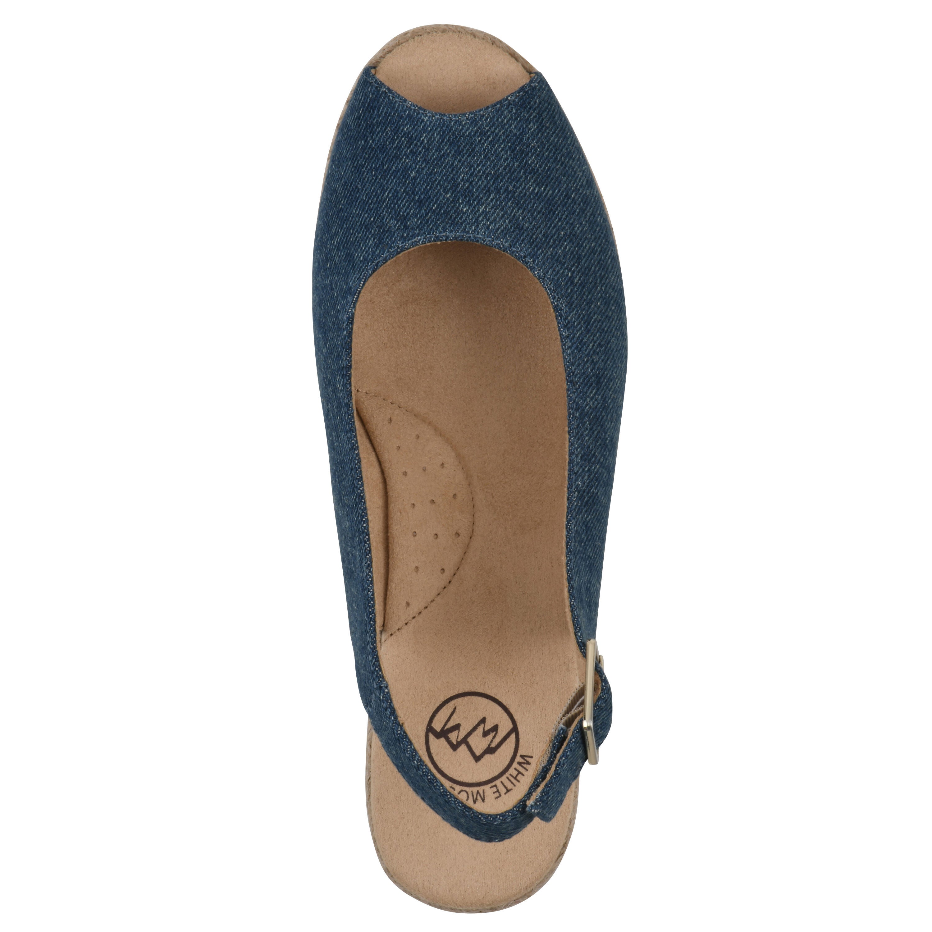 Maize Espadrille Wedge, DARK BLUE DENIM, alternate image number 4