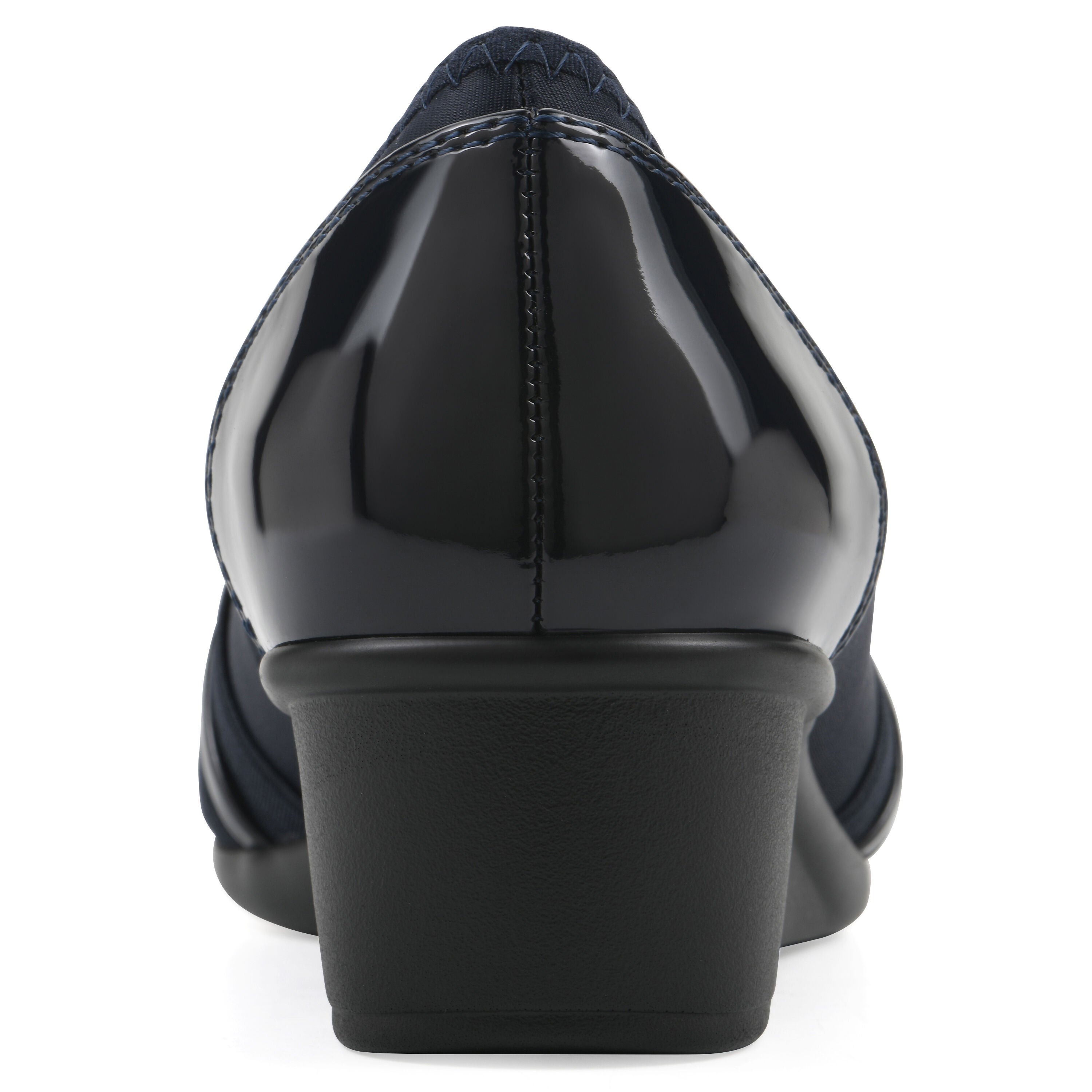 Boldest Peep Toe Wedge, NAVY NYLON, on-hover image number 1