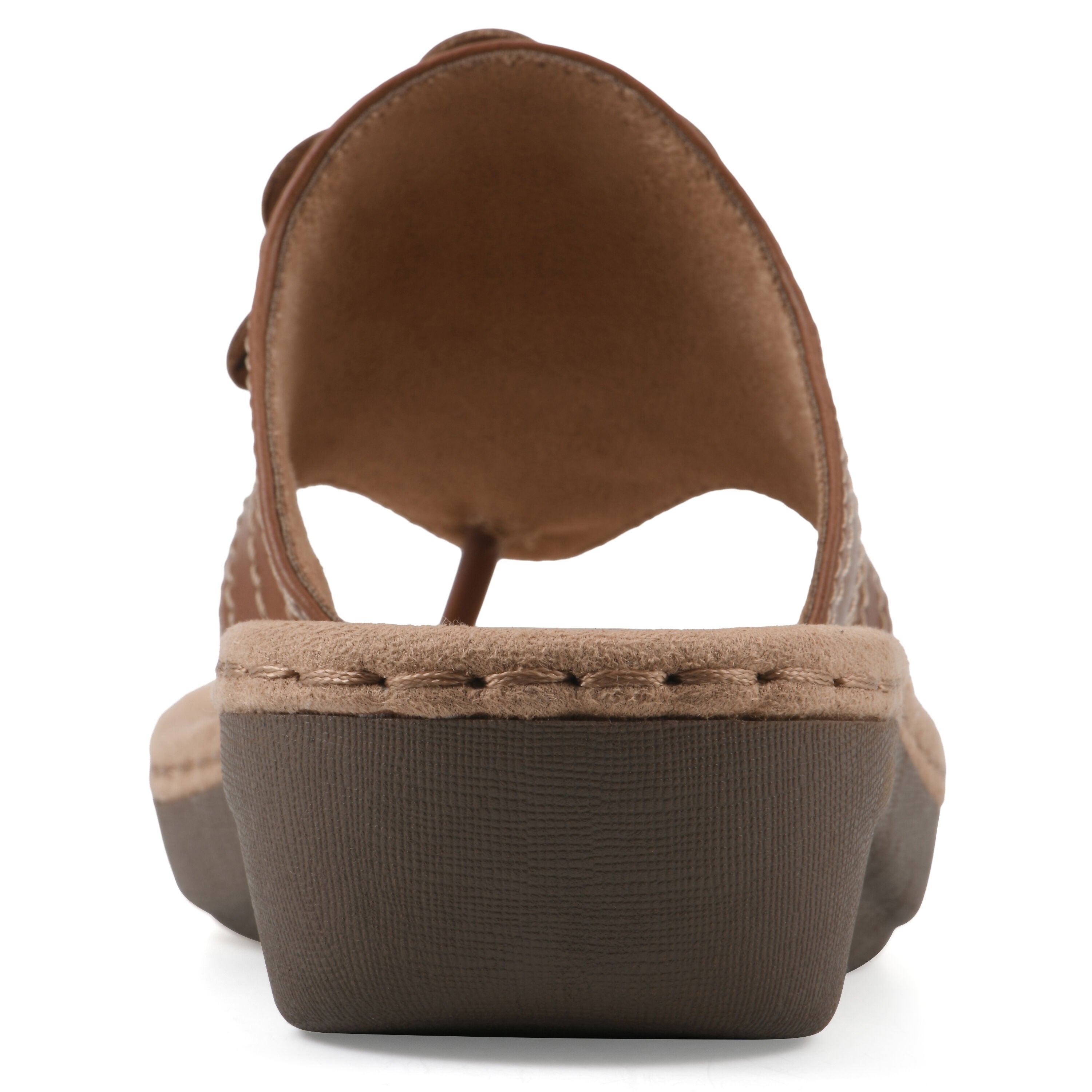 Cashlyn Floral Mini Wedge Sandal, TAN SMOOTH, on-hover image number 1