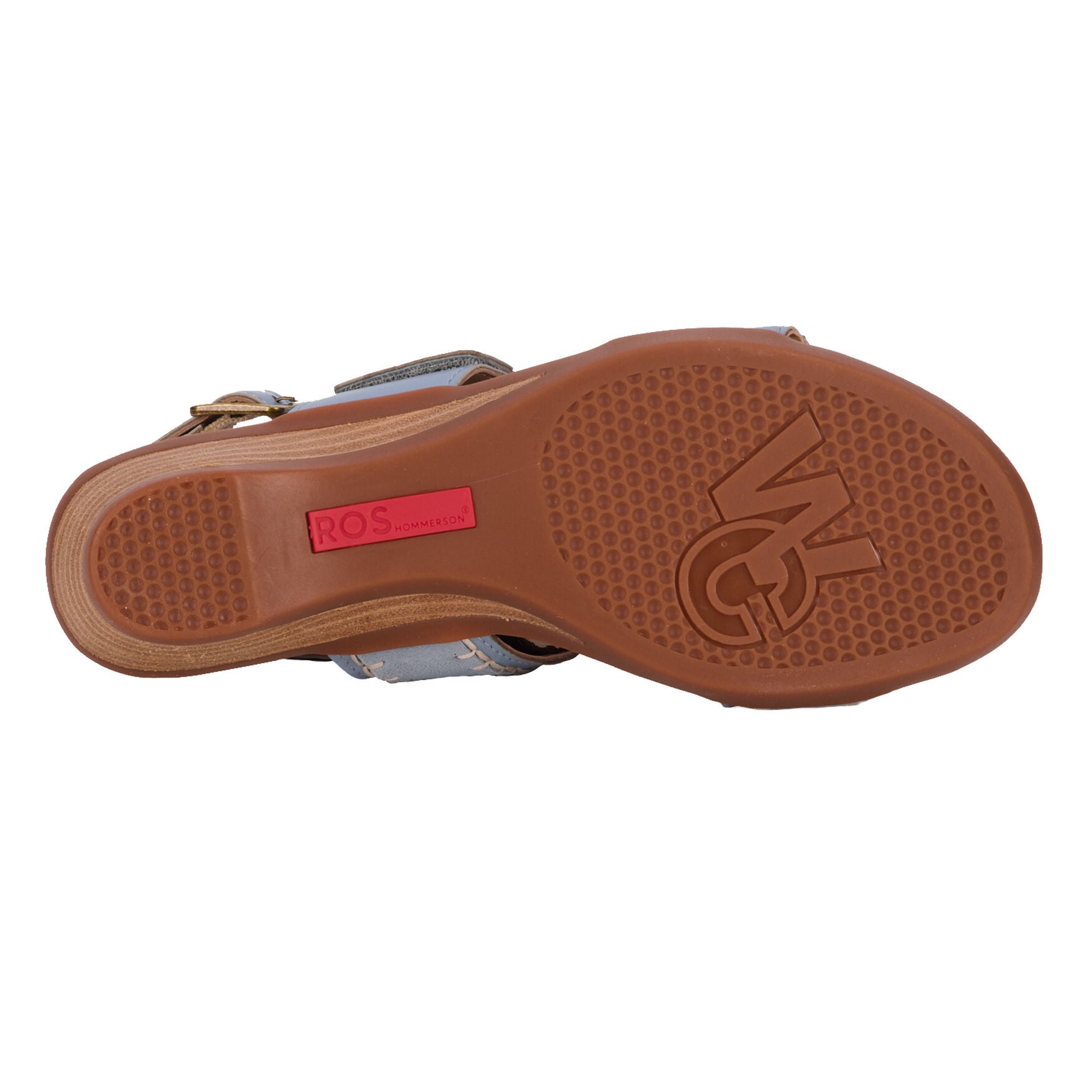 Kateri Sandal, FADED DENIM LEATHER, alternate image number 6