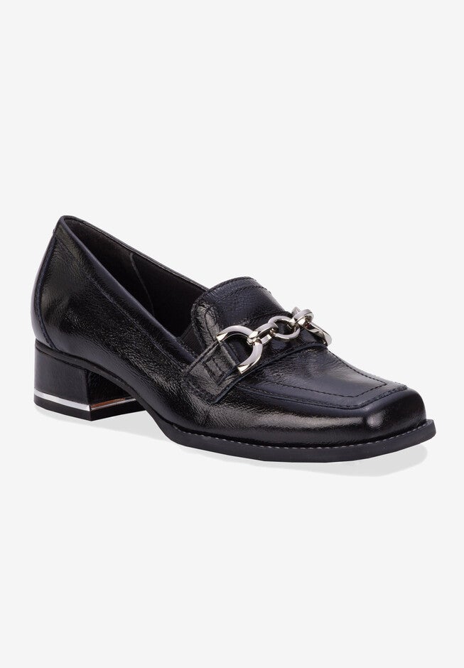 Evie Pump, BLACK TUMBLED LEATHER, hi-res image number 0