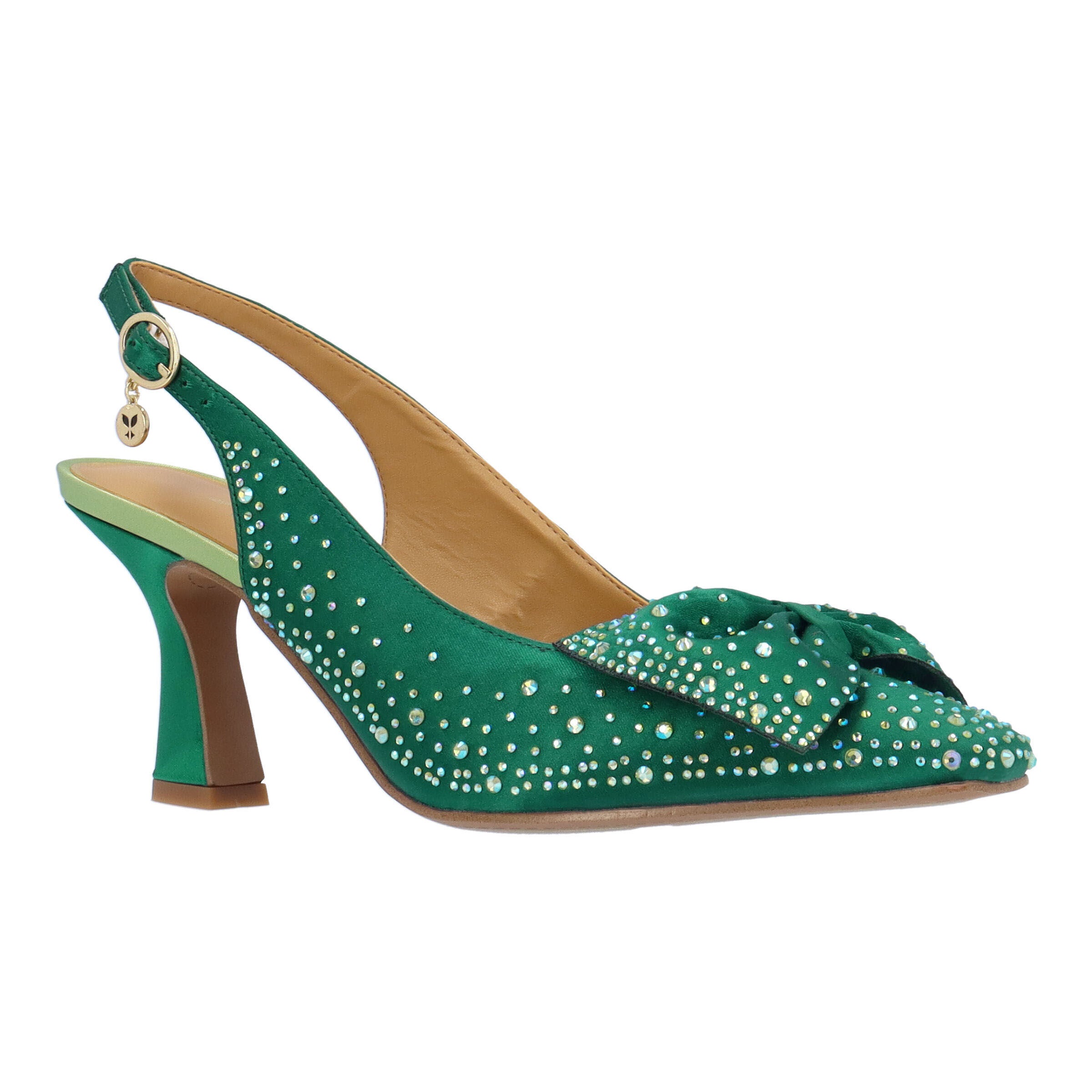 Harlan Slingback Pump, EMERALD GREEN, hi-res image number 0