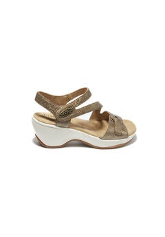 Cindy Ankle Strap Wedge Sandal