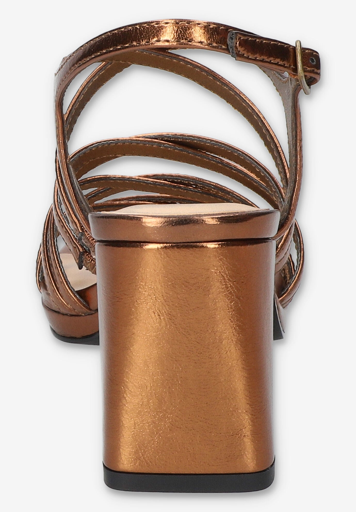 Damsel Square Toe Heeled Sandal, BRONZE METALLIC, on-hover image number 1