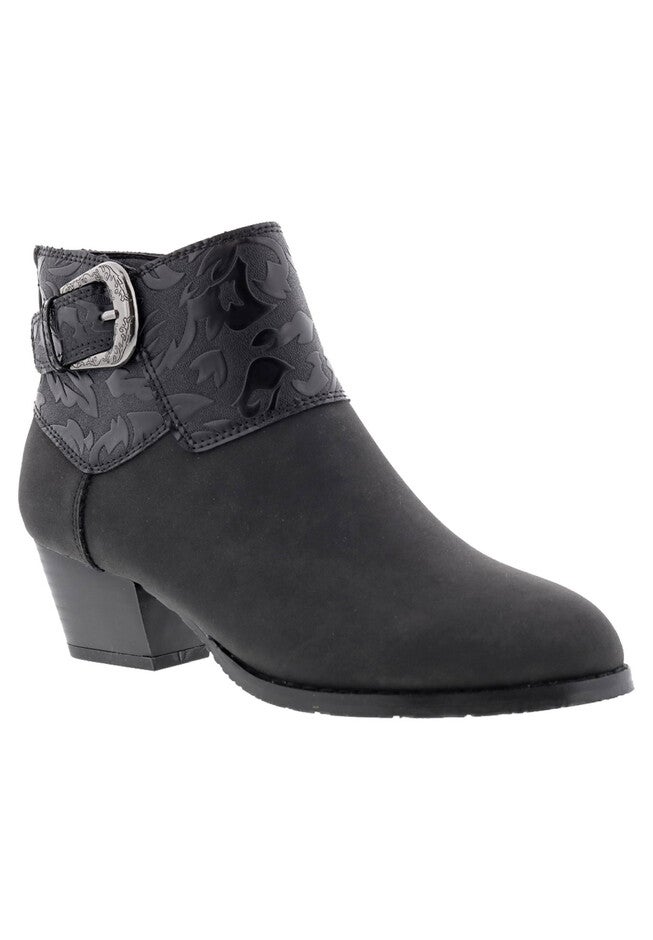 Riley Booties, BLACK SMOOTH, hi-res image number 0
