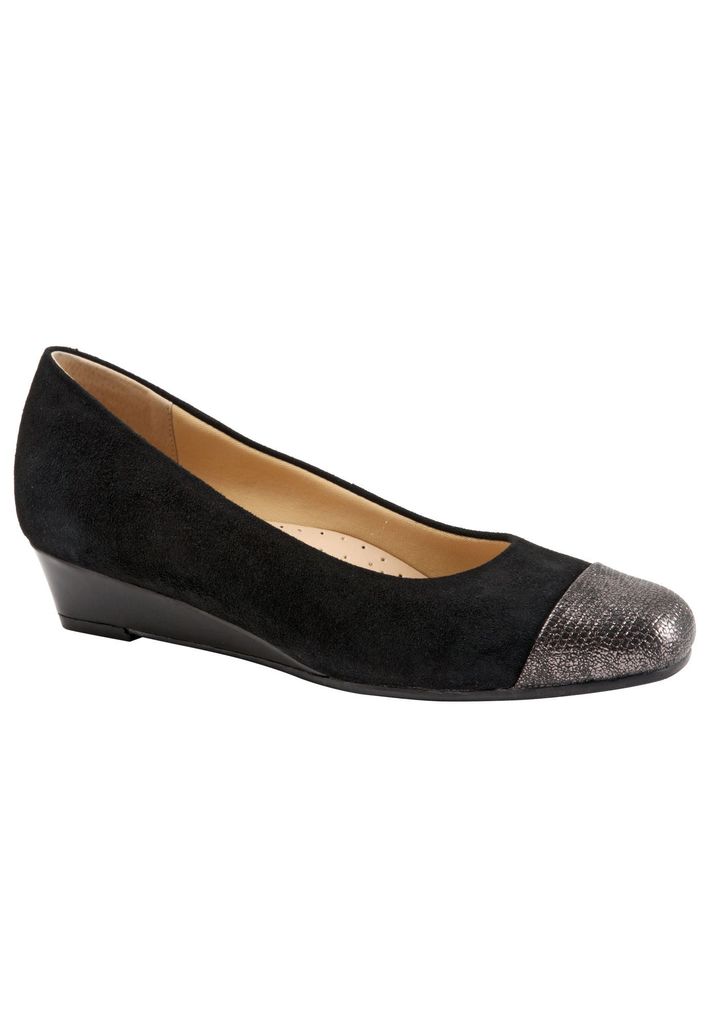 Langley Slip-Ons by Trotters&reg;, BLACK PEWTER, hi-res image number 0