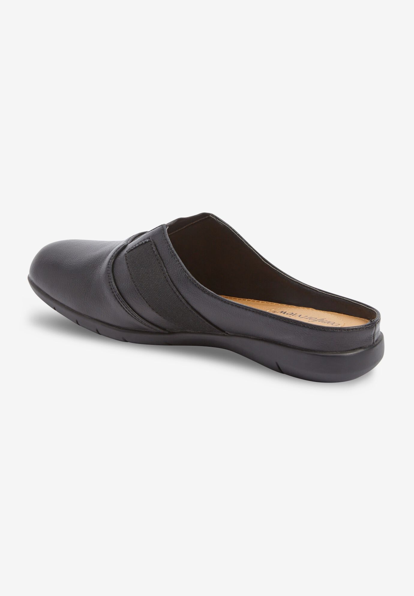 The Sarah Slip On Mule, BLACK, on-hover image number 1