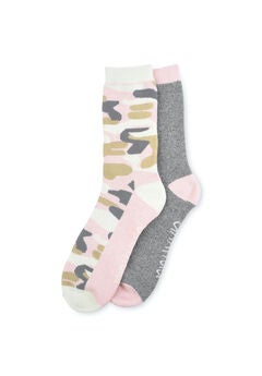 2 Pack Super Soft Midweight Cushioned Thermal Socks