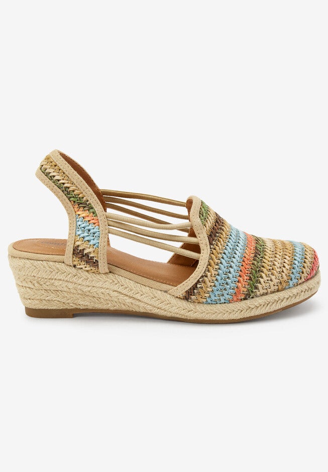 Versatile Wedge The Clea Espadrille, Natural Woman Within