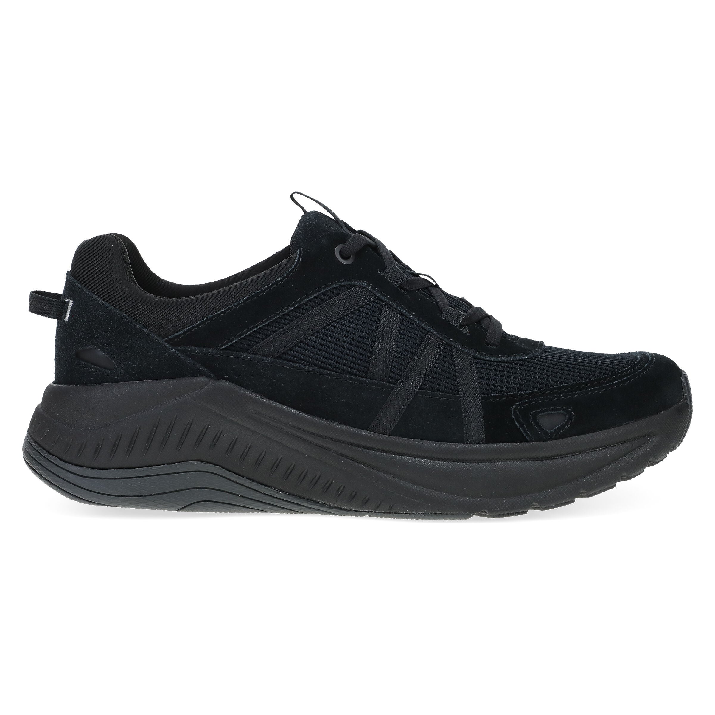 Poppy Laceup Sneaker, BLACK BLACK, alternate image number 4