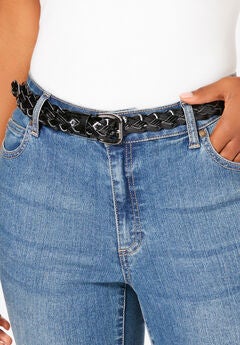 Metallic Braided Belt