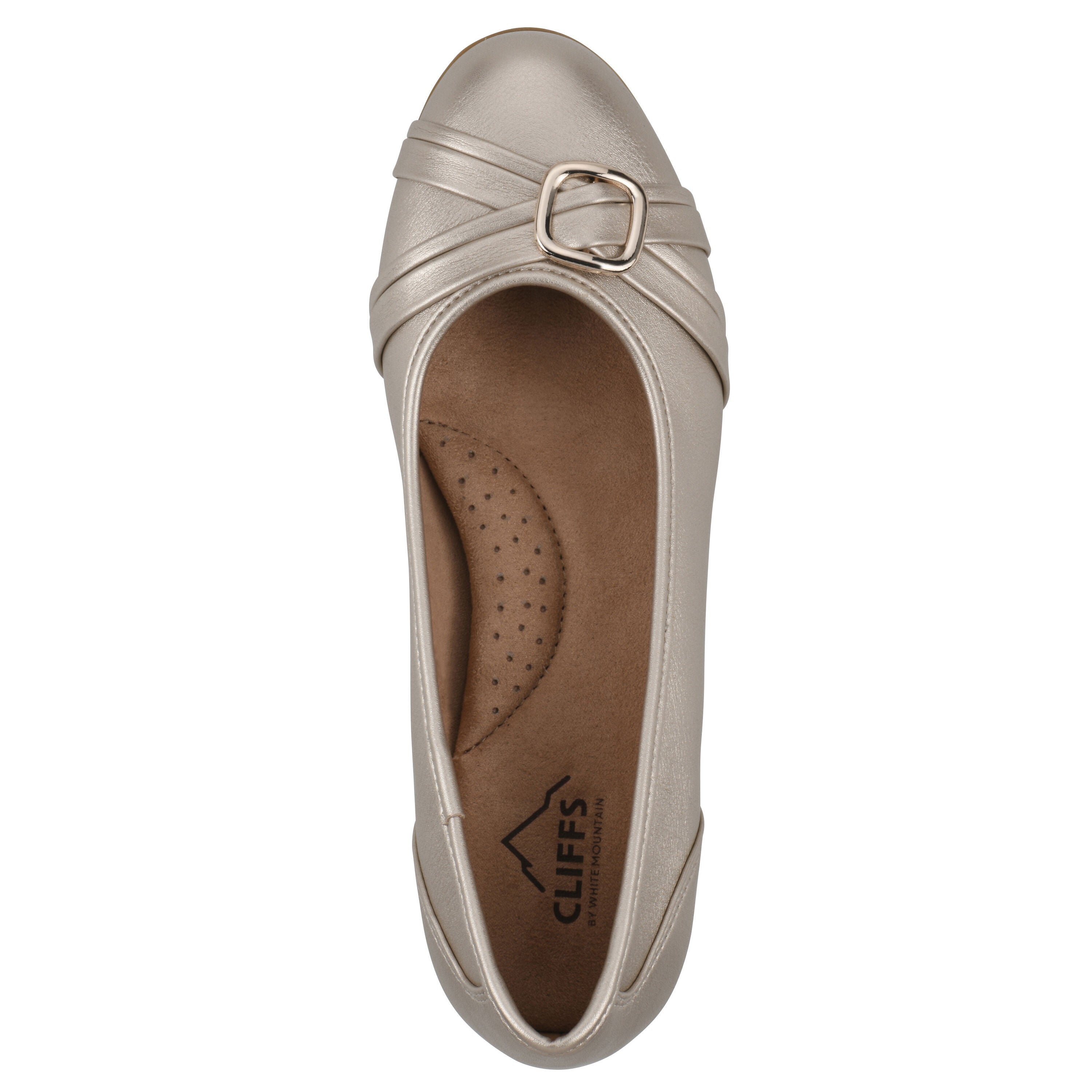 Calming Ballet Flat, PLATINO METALLIC, alternate image number 4