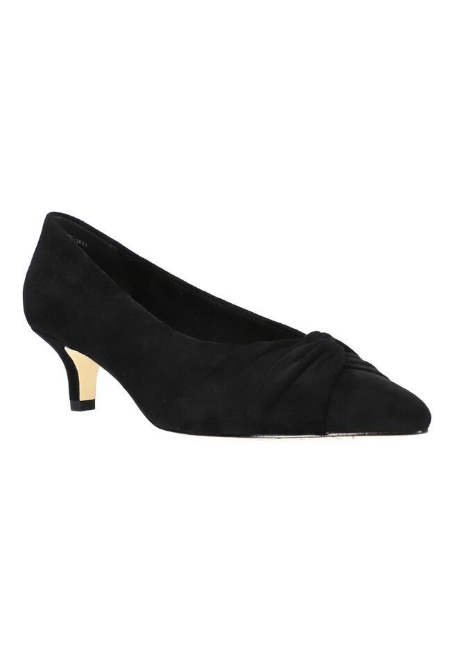 Pettigrew Pump , BLACK SUEDE, hi-res image number null