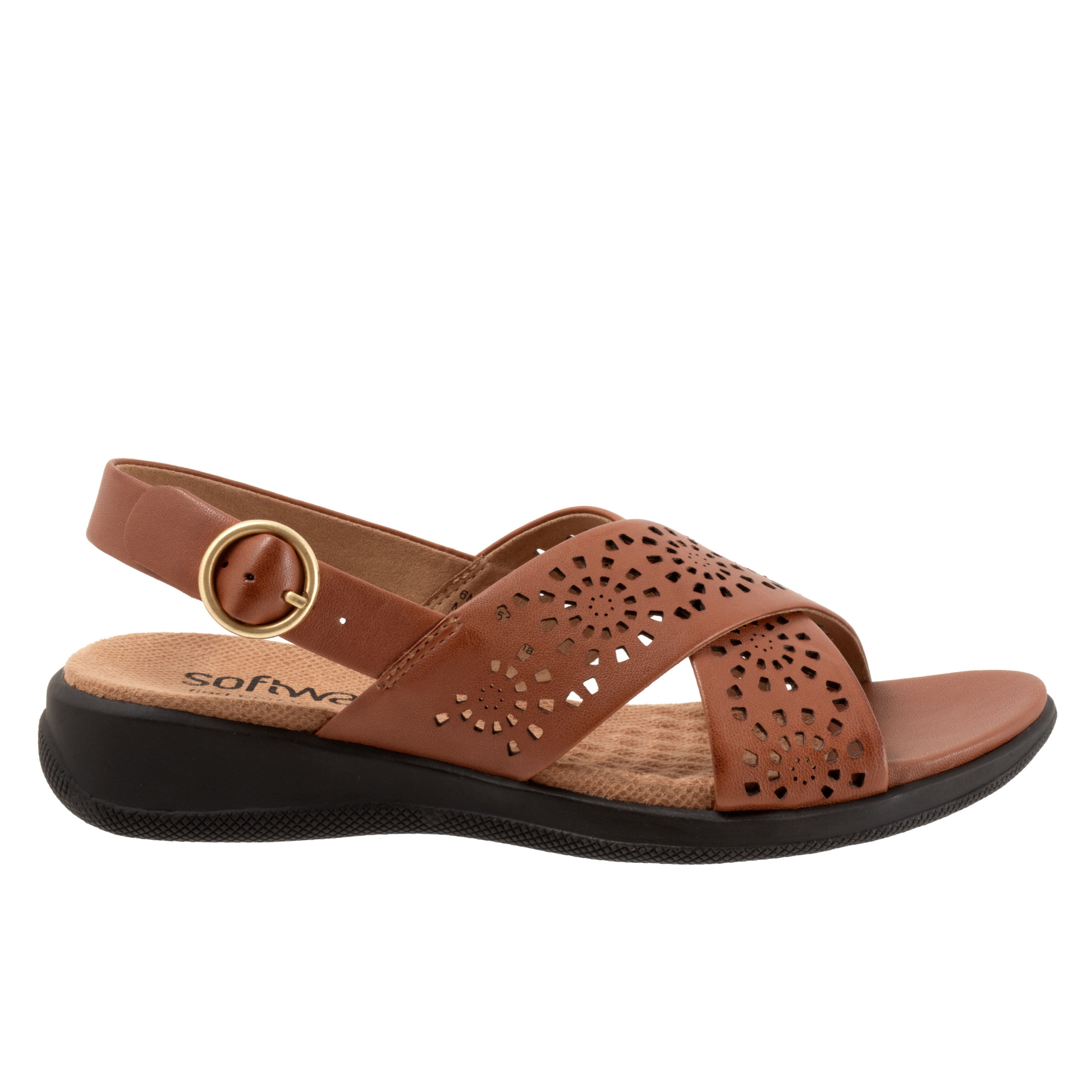 Tillman Sling Perf Sandal, LUGGAGE, alternate image number 4