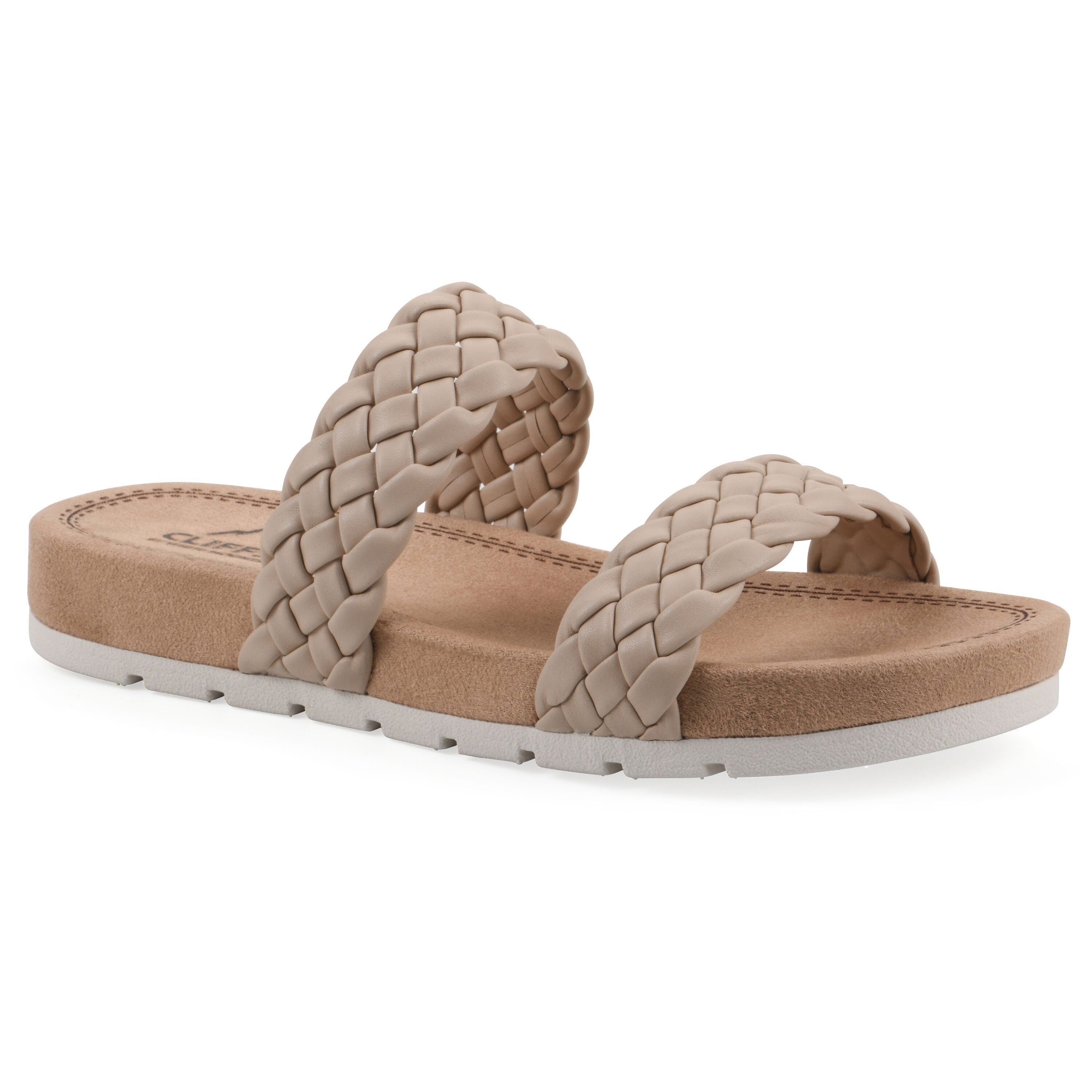 Truly Slide Sandal, BEIGE SMOOTH, hi-res image number 0