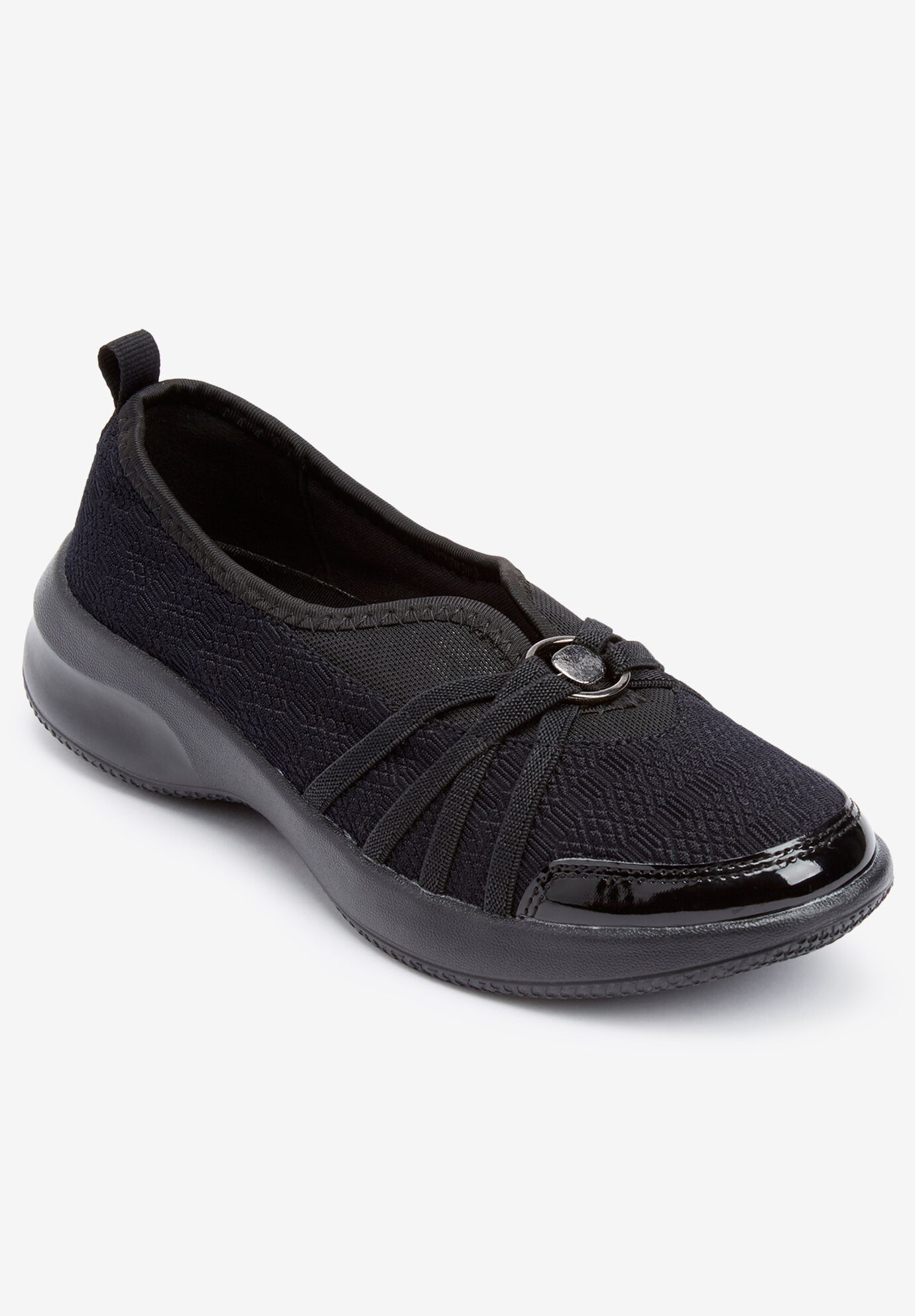 Woman within shoes top