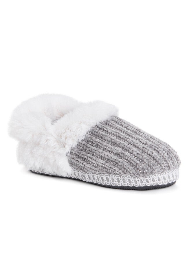 Belinda Slipper by Muk Luks®, SILVER, hi-res image number 0