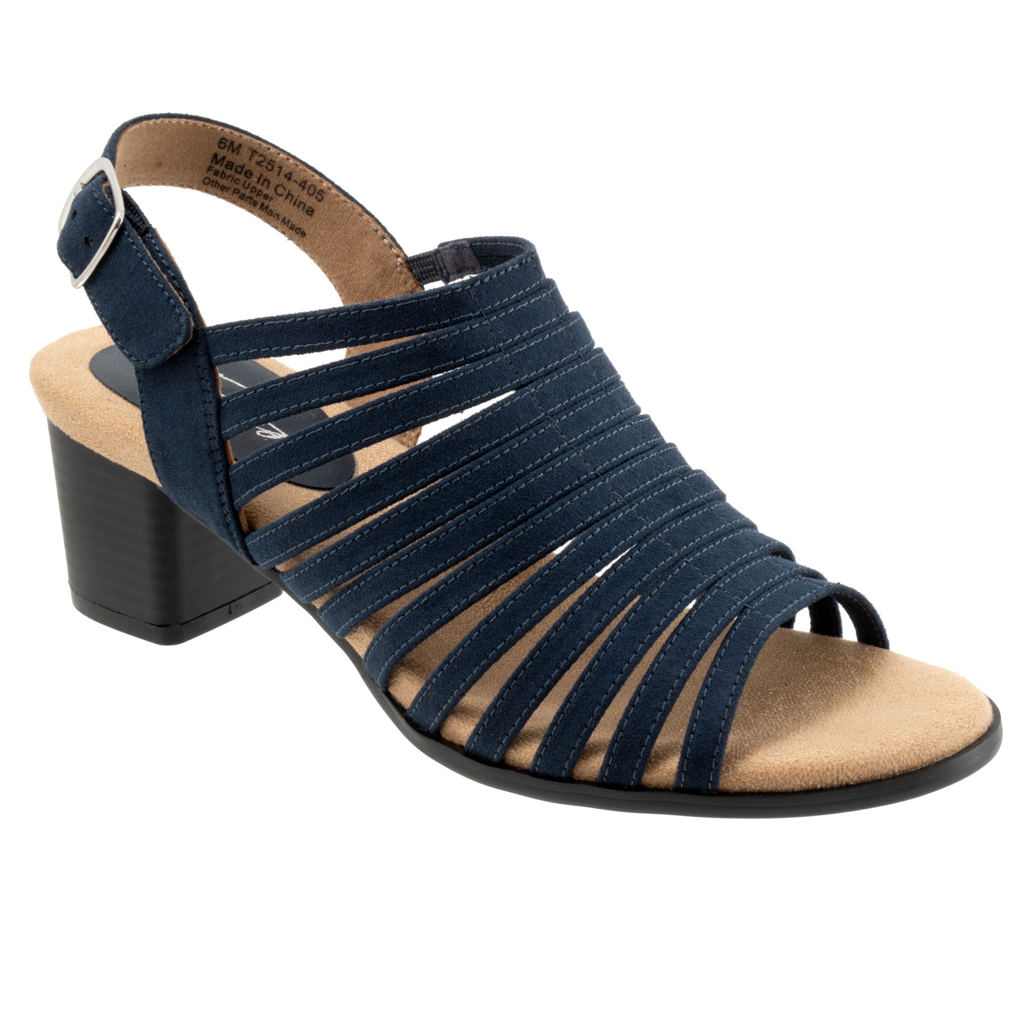 Midge Sandal, NAVY SUEDE, hi-res image number 0