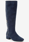 The Ivana Wide Calf Boot , NAVY, hi-res image number 0