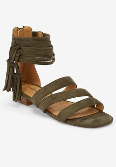 Wide Width Lace Up Sandals