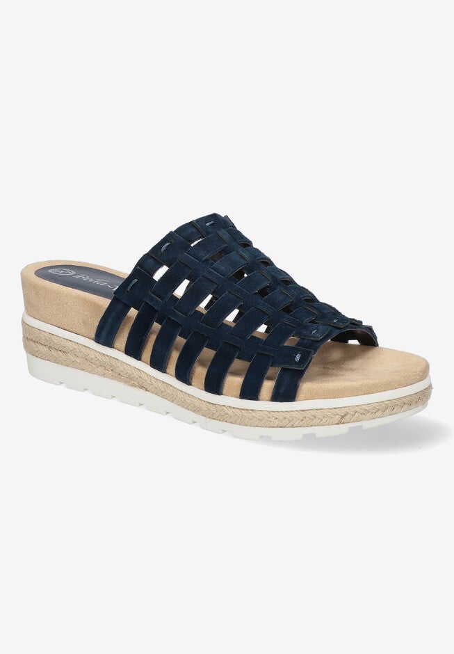 Oaklynn Sandals, NAVY SUEDE LEATHER, hi-res image number null