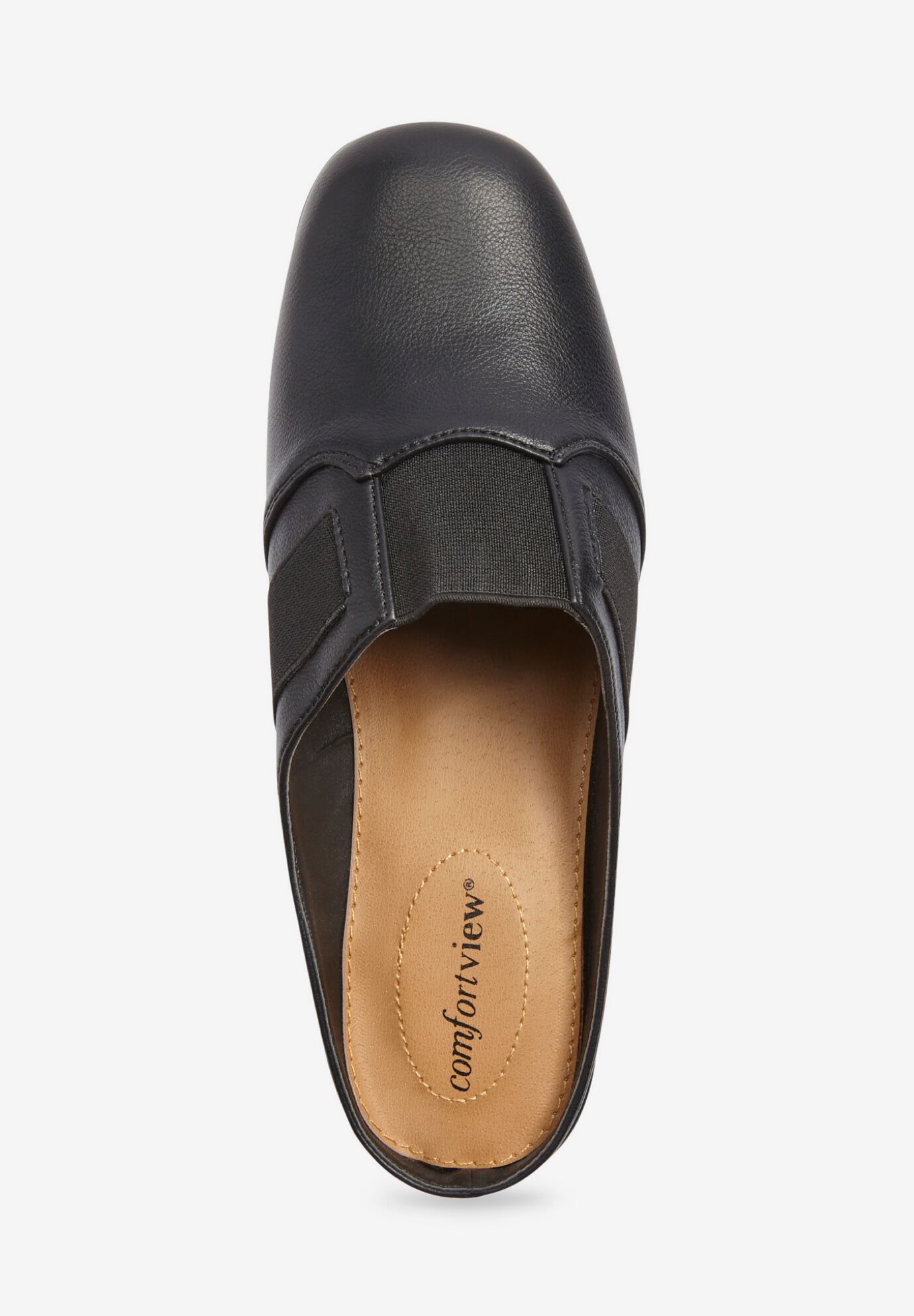 The Sarah Slip On Mule, BLACK, alternate image number 4