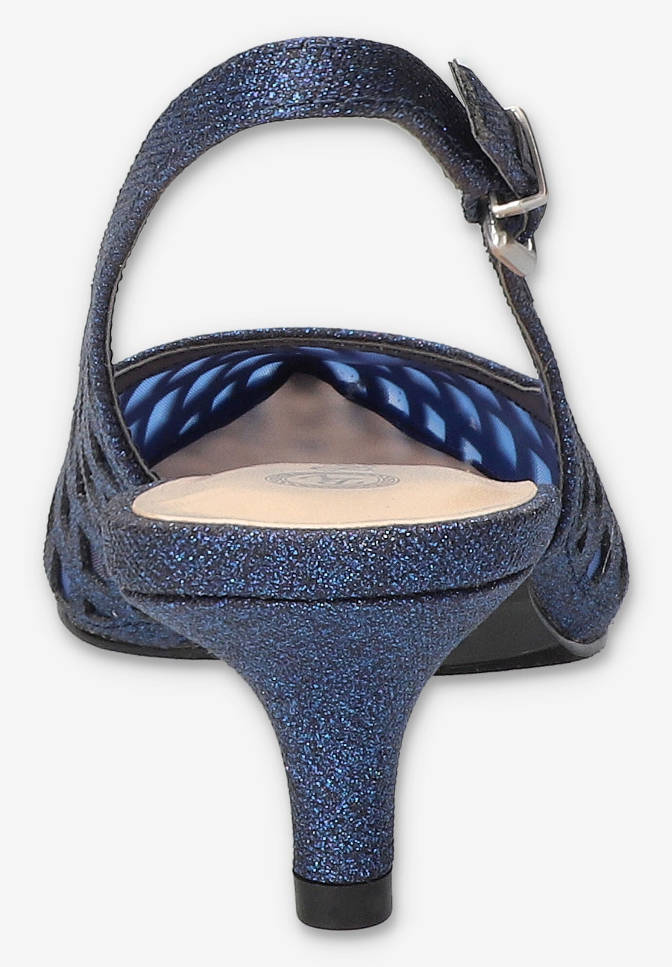 Noel Slingback Pump, NAVY GLITTER, on-hover image number 1