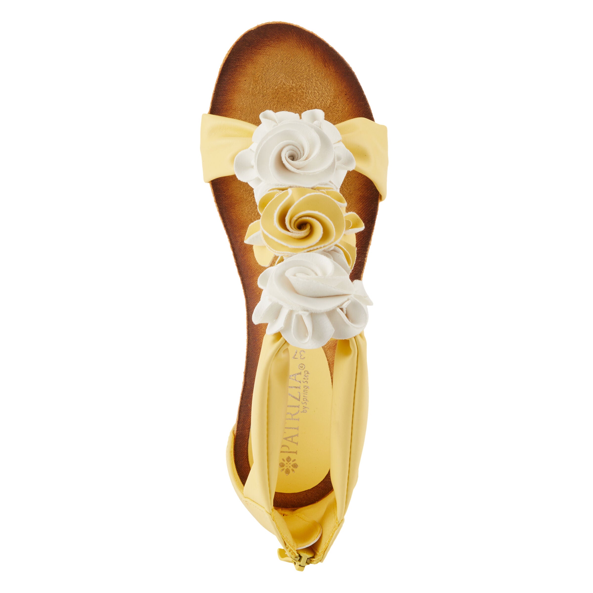 Harlequin T-Strap Sandal, LIGHT YELLOW, alternate image number 3