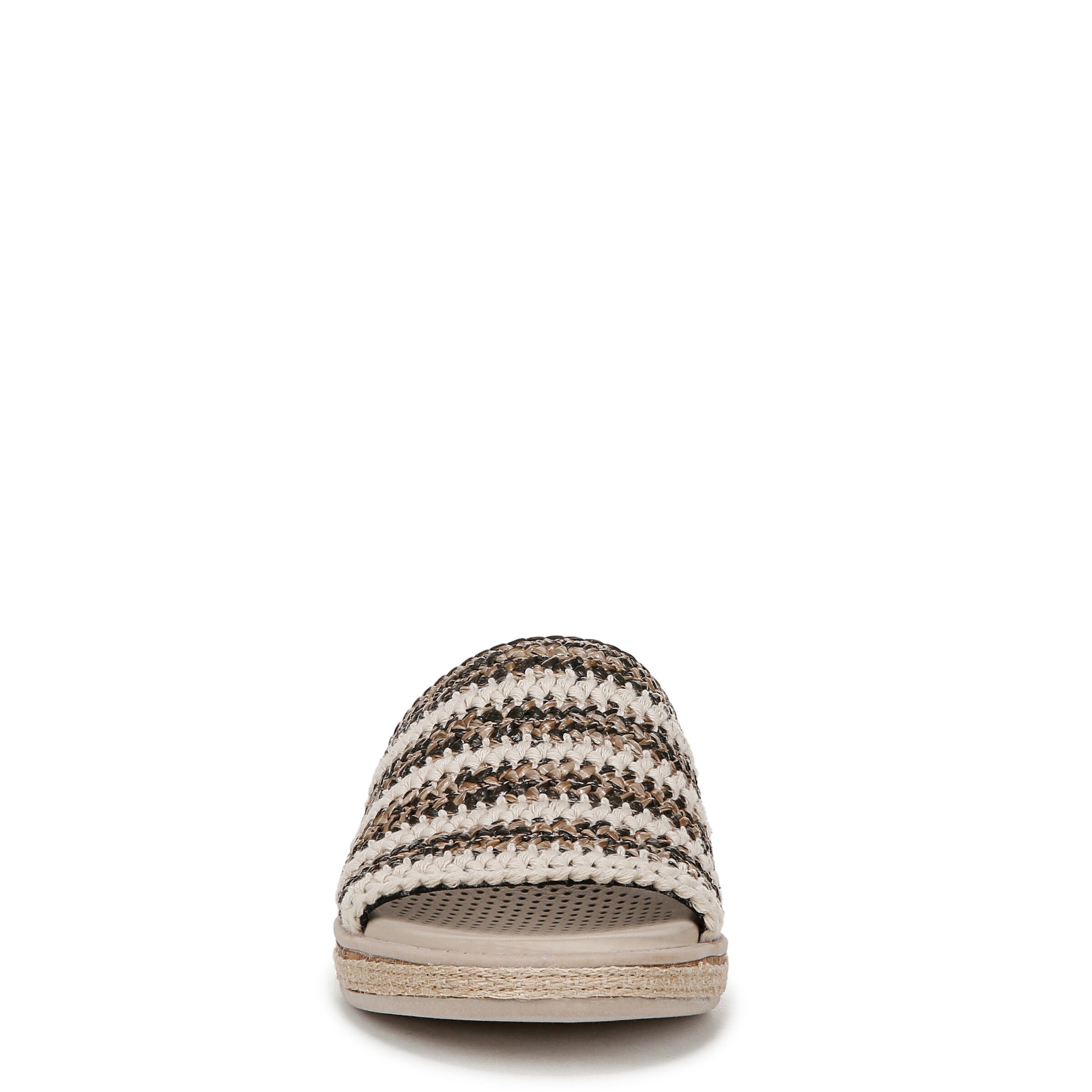 Breezy Sandal, BLACK RAFFIA, alternate image number 4