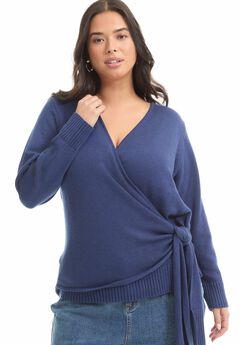 Wrap-Front Cardigan