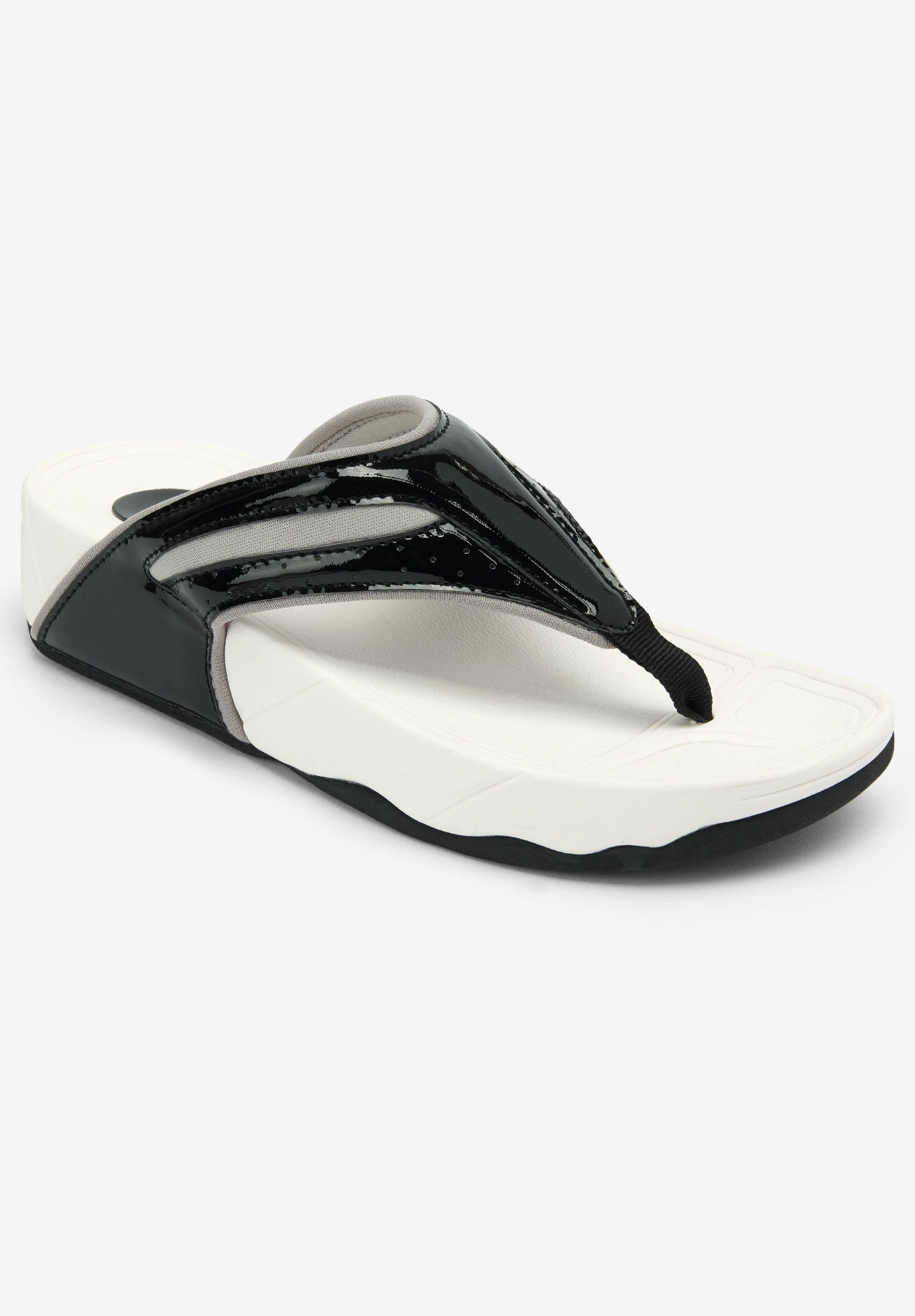 woman within wide sandals