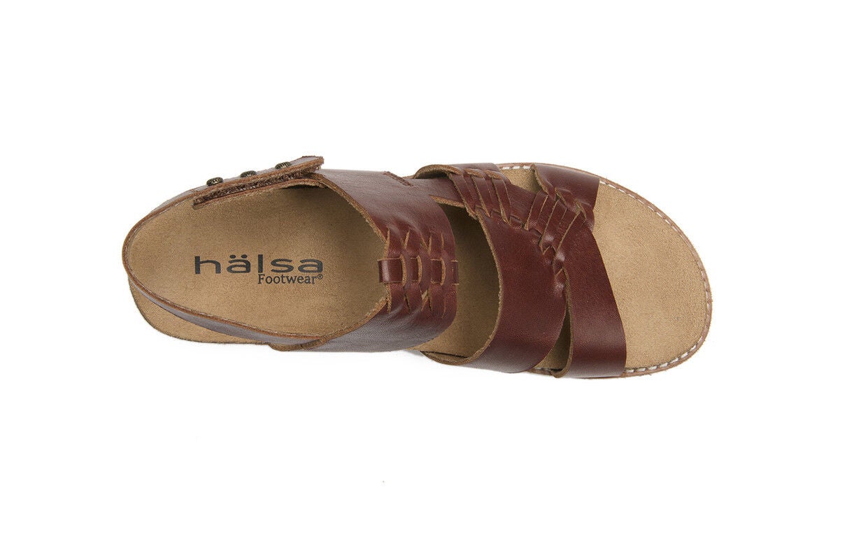 Bella Cork Bottom Sandal, COGNAC, alternate image number 3