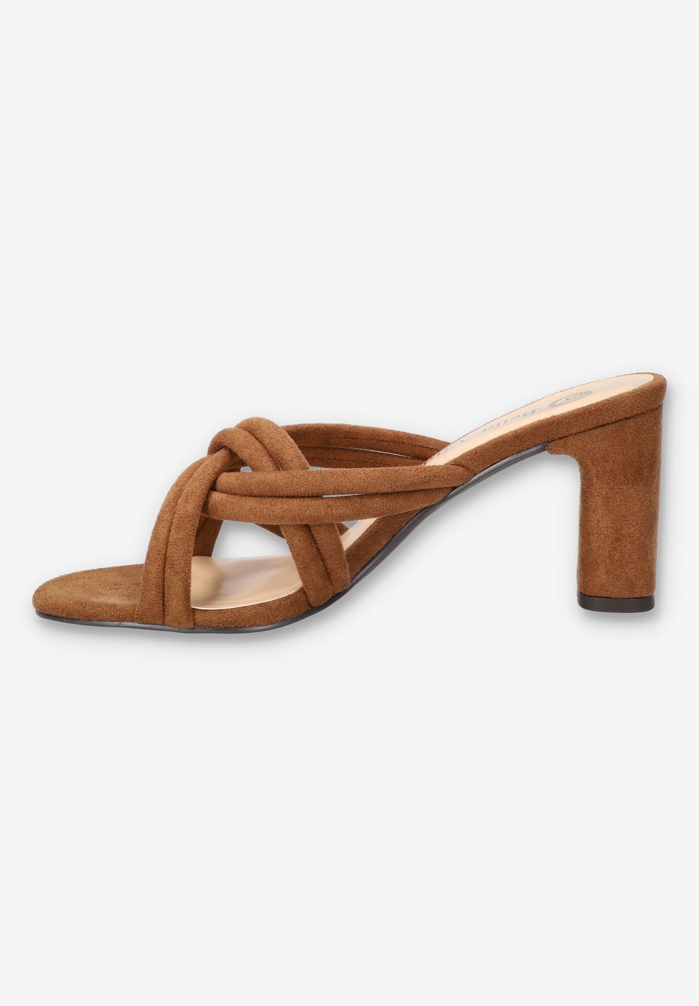 Carmen Heeled Sandal, COGNAC SUEDE, alternate image number 4