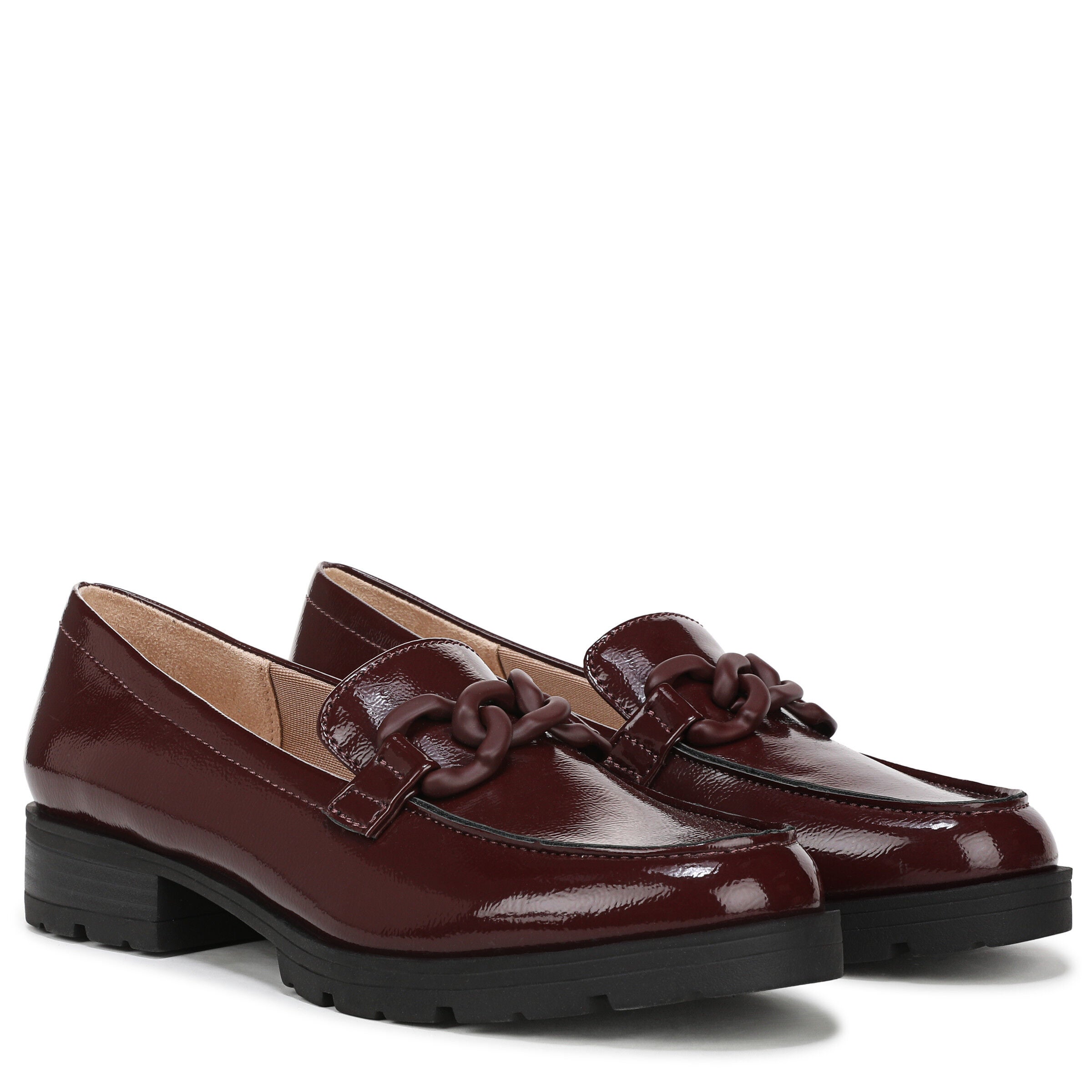 London 2 Bit Loafer, DARK CHOCO PATENT, alternate image number 2