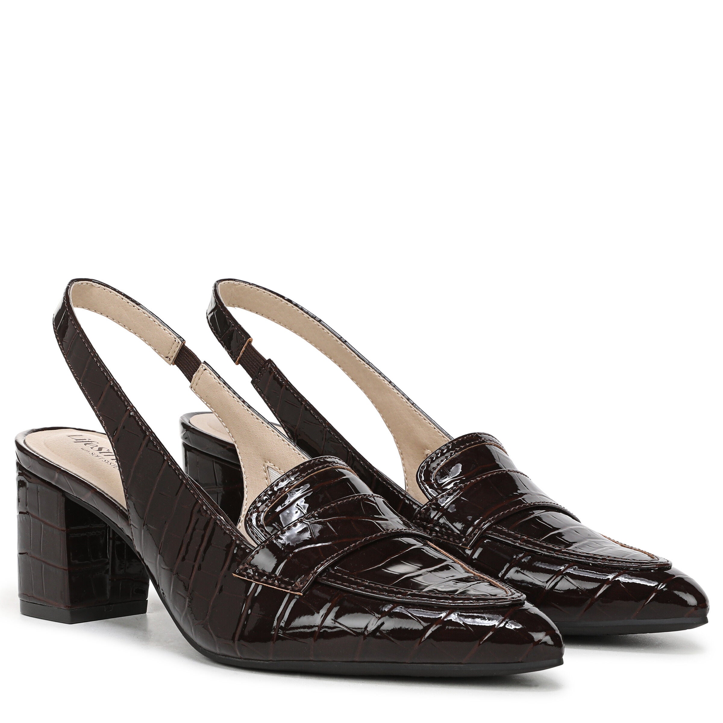 Angel Slingback Pump, DARK CHOCOLATE, alternate image number 2