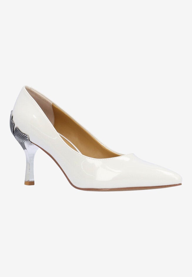 Tacy Slip On Pump, WHITE, hi-res image number 0