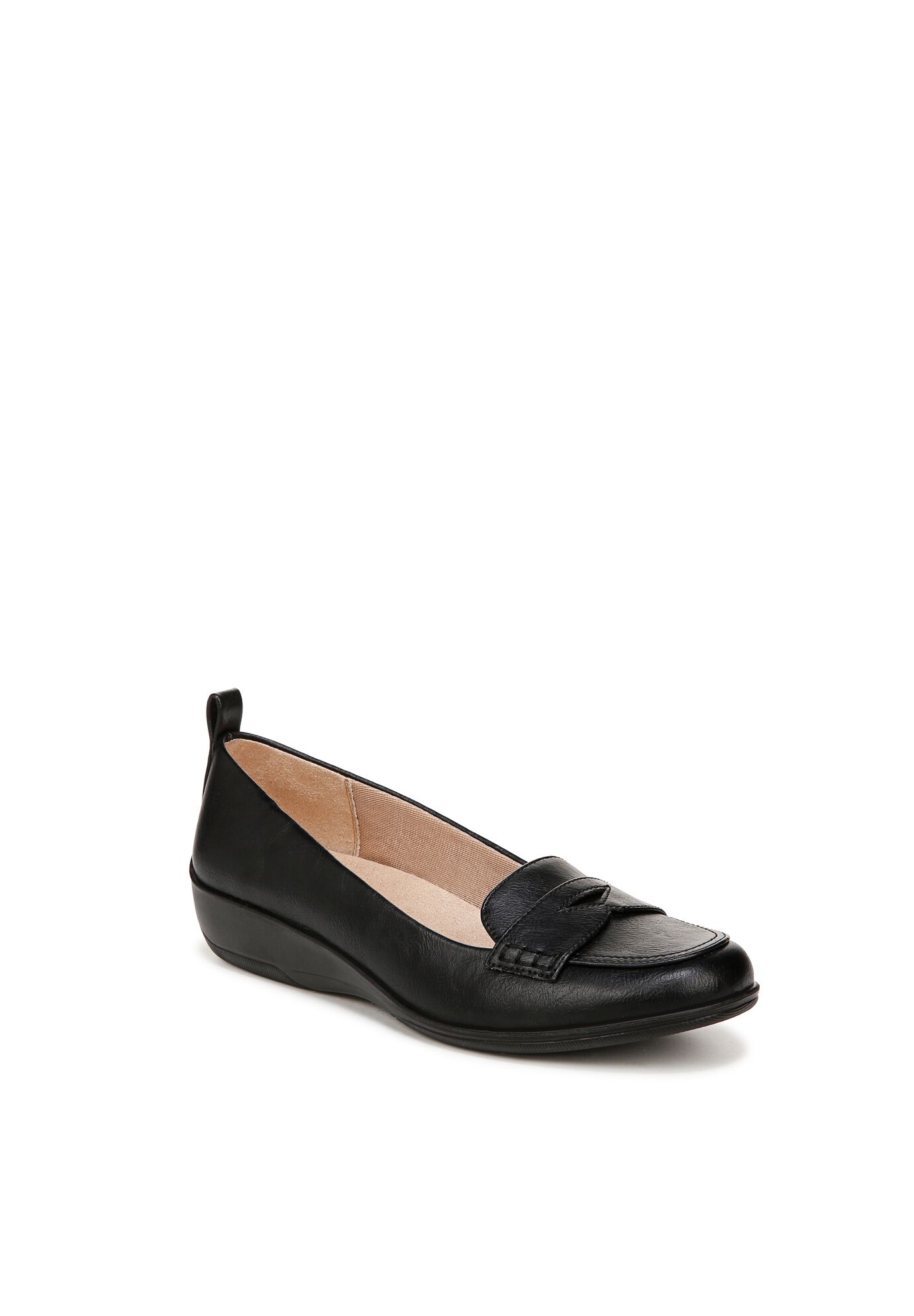 Ivonne Loafer, BLACK FAUX LEATHER, hi-res image number 0