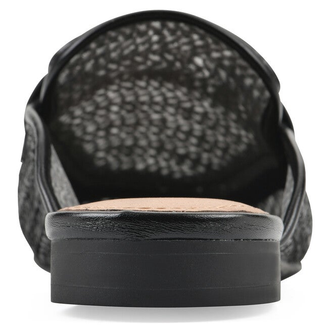 Bobbin Slip On Mule, BLACK SMOOTH, on-hover image number 1