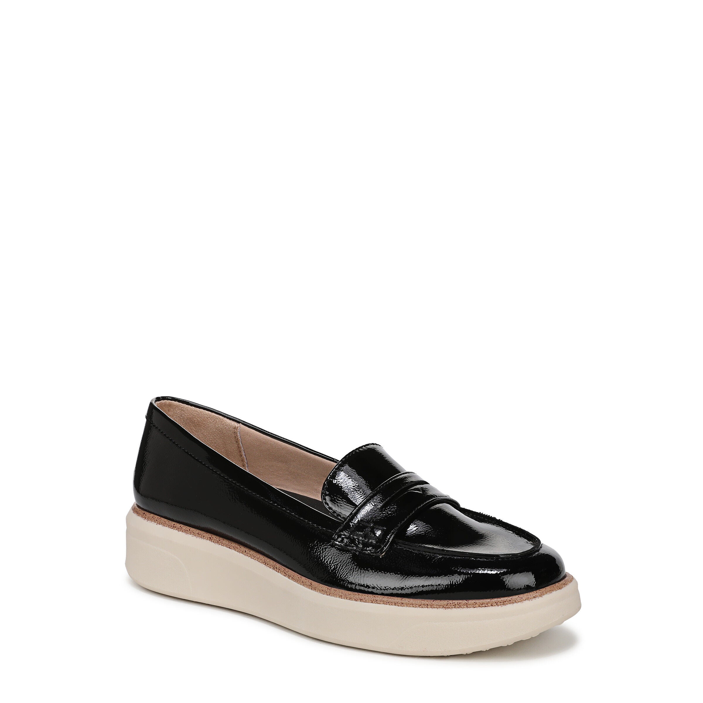 Chelsea Platform Flat, BLACK PATENT, hi-res image number 0